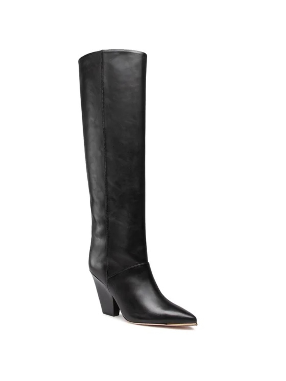 NIB Tory Burch Lila 90MM Knee Boot Perfect Black Leather 6.5